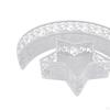 2 Pcs Ramadan Dessert Display Tray Food Storage Containers Iron Decorative Table Centerpieces Trays