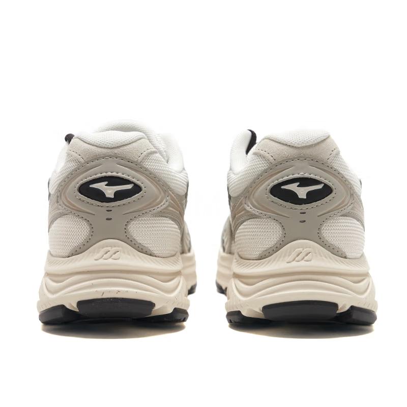 Mizuno LG 10S Comfortable Versatile Shock Absorbing Non-Slip Low-Top Casual Running Shoes Unisex Sneaker Off-White D1GH2424-09