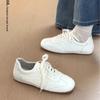 Retro kleine weiße Schuhe Damen 2025 neu Herbst vielseitig weichsohlig Agande Trainingsschuhe rutschfest lässige Sportschuhe