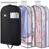 Leichter staubdichter Vlies-Kleiderschrankaufbewahrungs-Kleidersack Herrenanzugsack Anzugschutz isoliert statische Elektrizität