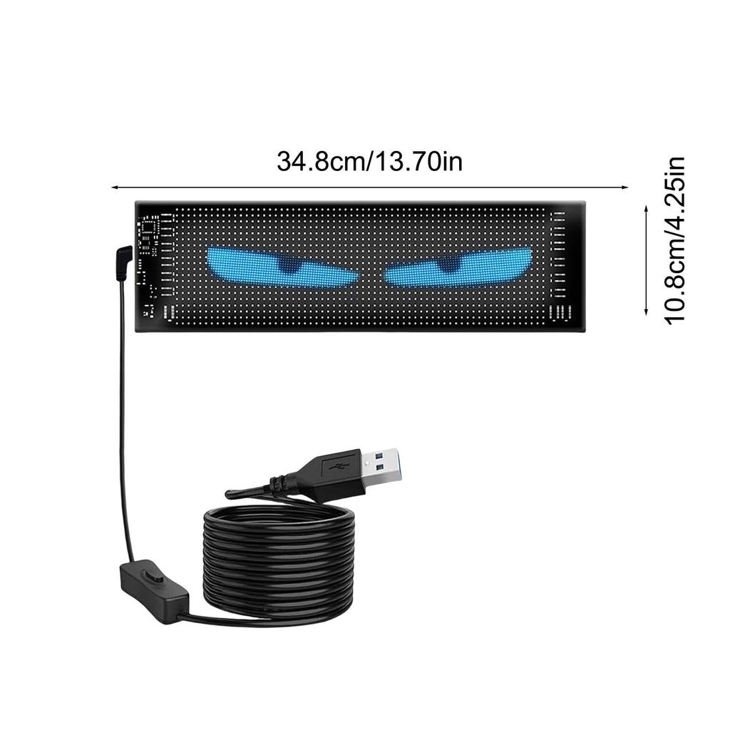 Devil Eye Light for Car LED Matrix LED Car Sign Large Programmable Flexible LED
