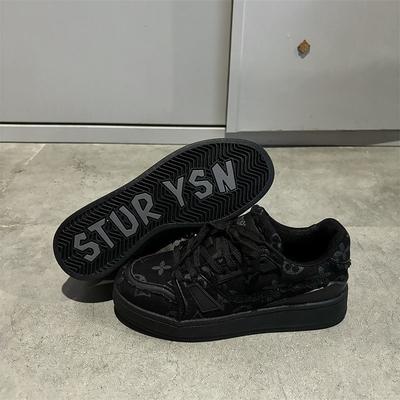 Spring New Student Casual Korean Version Trendy Niche Retro Board Shoes Women Ins Street Shot Harajuku Fashion Bread Shoes