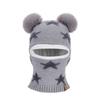 Ear Protection Winter Neck Gaiter Hat Acrylic Full Face Cover Hat Protective Pom Pom Hat  For Boys