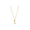 Swarovski Fan-Shaped Single Diamond Necklace Women necklace Gold 5459394