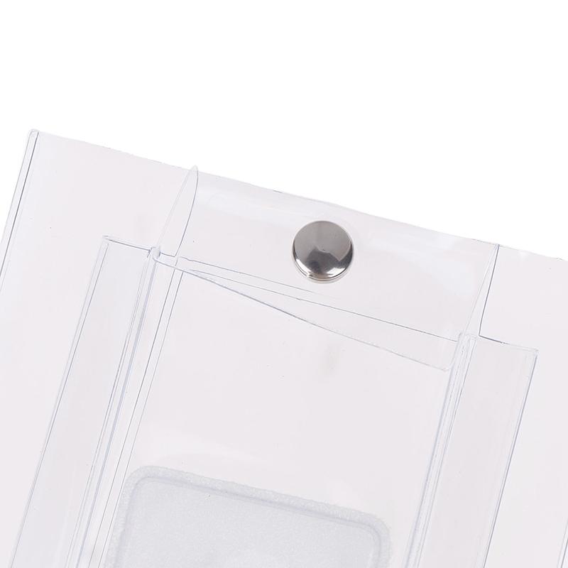1Pc Transparent Plastic Pvc Jewelry Snap Packaging Bags Necklace Bracelet Dustproof Oxidation Watch Gift Storage Pouch