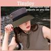 Fisherman Color Block Cap Breathable Nylon Sun Protection Hat For Outdoor Sports