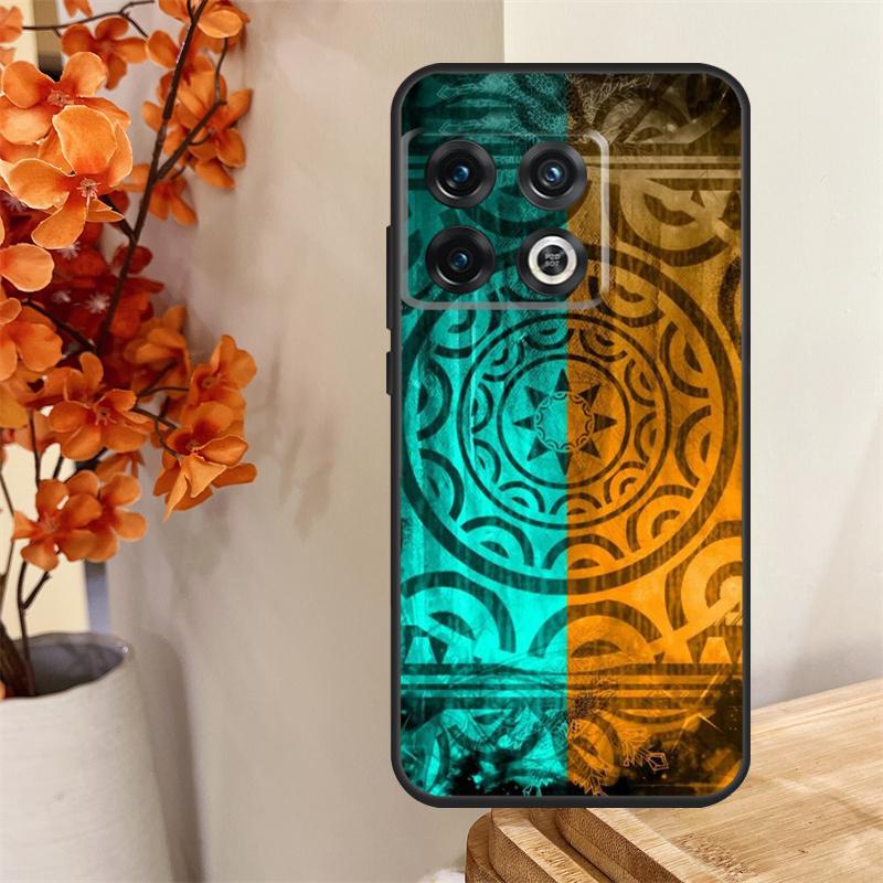 Maori Samoan Polynesian Tribal Funda For OnePlus 13R 13 12 12R 11 10 Pro 8T 10T OnePlus Nord 4 CE 2 3 Lite N30 N20 N10 Case