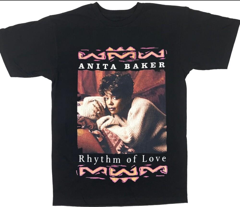Rare Vintage 1994 ANITA BAKER T-shirt Rhythm of Love R&B Music Band Gift Fans M