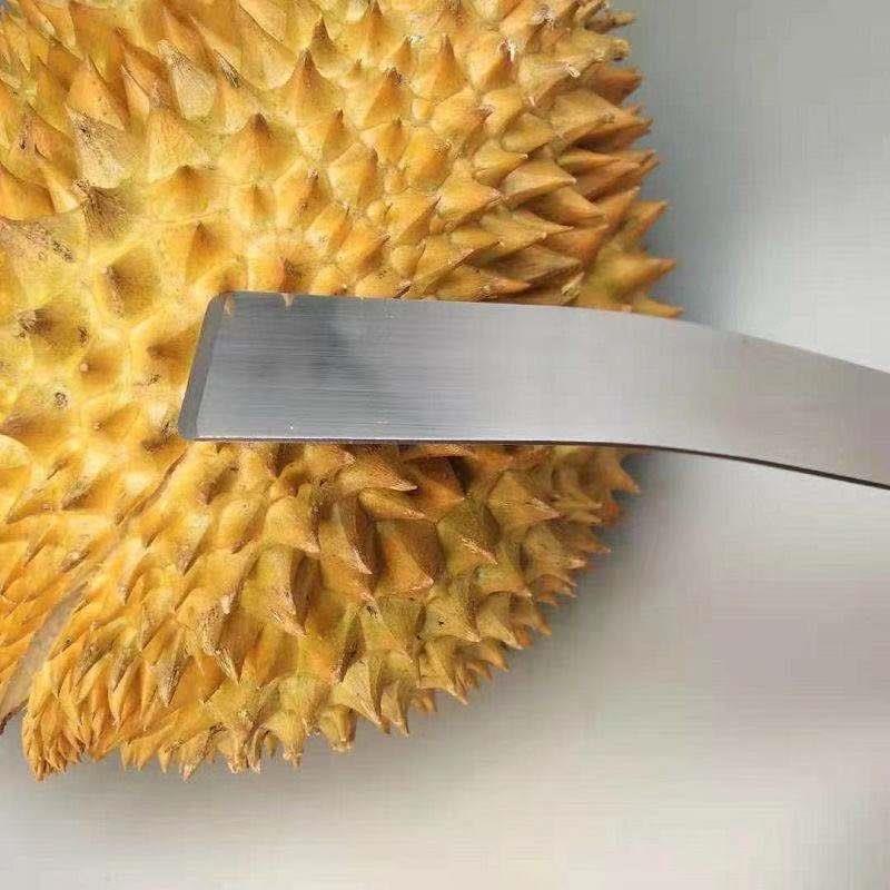 Thickened Stainless Steel Durian Knife Bending Knife Grapefruit Peeling Knife Fruit Knife Fruit Peeling Tool for Durian Skin
