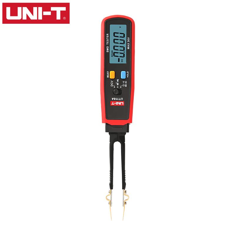 UNI-T SMD Multimeter UT116A UT116C Auto Range Micro Tweezers for Electronic Components LED Digital Tweezers Smart SMD Tester