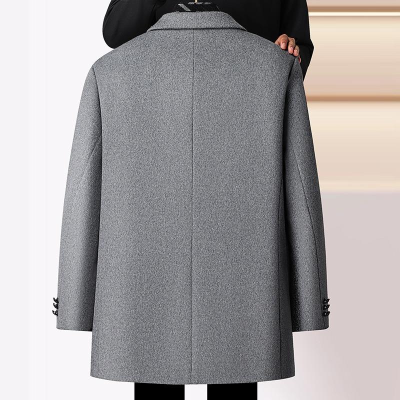 Новое осенне-зимнее модное вязаное пальто в стиле шарфа из хлопка и утолщенной шерсти — фото 4