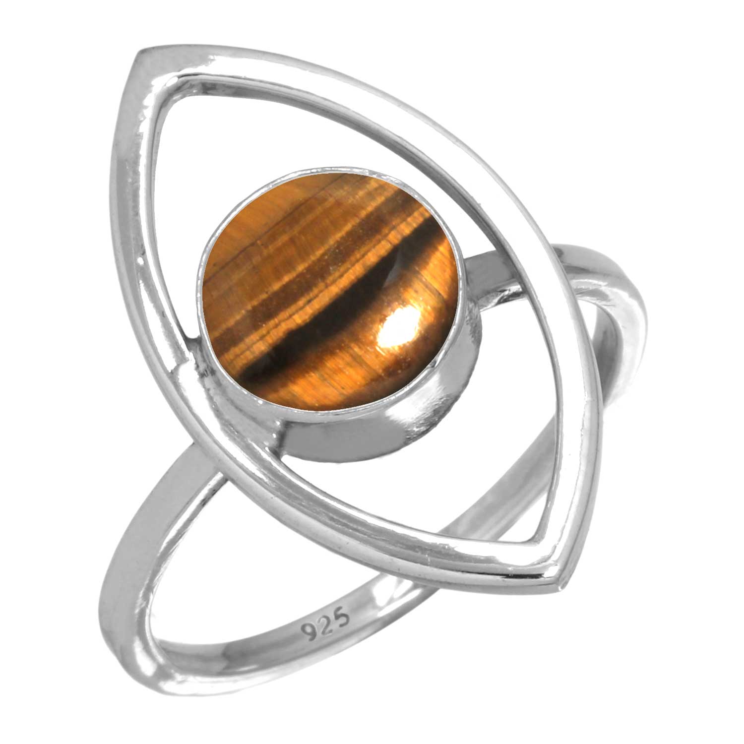 

Кольцо из стерлингового серебра 925 пробы, женское, с драгоценными камнями, ювелирные изделия ручной работы, свадебный подарок, малахит, радужный лунный камень, розовый кварц, красный камень, дымчатый топаз, тигровый глаз, мода 9.5 глаз тигра