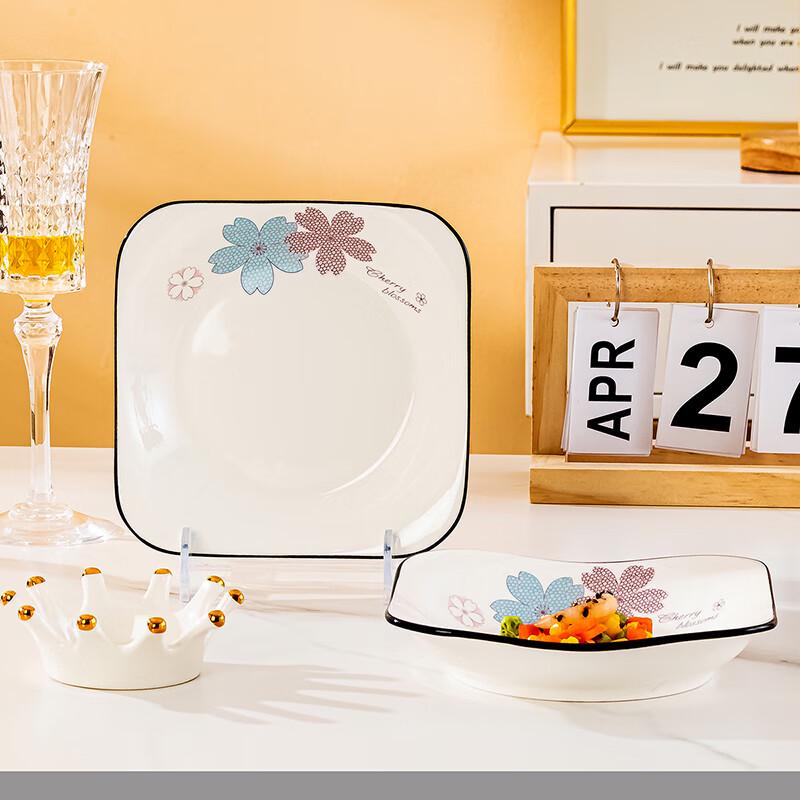 Haoya Jingdezhen European Floral Ceramic Dinner Plate