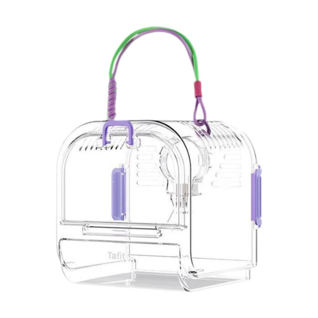 Small Animal Carrier Cage Portable Hamster Carrier Cage Carry Case for Gerbils Small Pet Hedgehog Dwarf Hamster