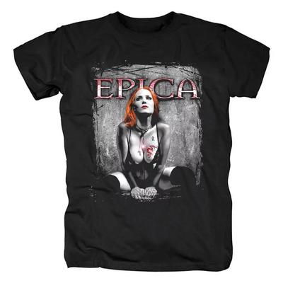 Epica Band Short Sleeve Cotton Black All Size Unisex Shirt AC3066