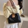 2025 Women's Spring New Xiaoxiangfeng Bag Commuting To Work Versatile Straw Woven Large-capacity Wide Shoulder Strap Women's Shoulder Bag