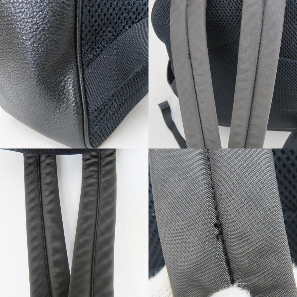 Used COACH Backpack Â· Daypack Signature 6495 PVC/leather Dark brown black Everyday use