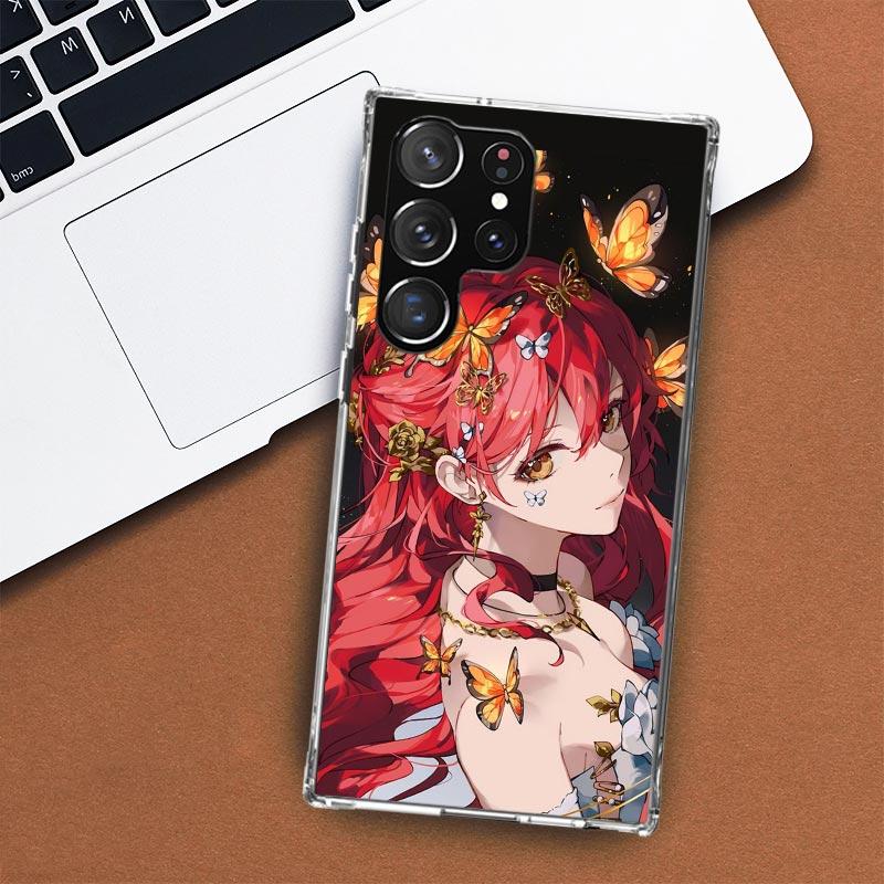 Honkai Star Rail Himeko Phone Case For Samsung Galaxy S24 S23 S22 Ultra S21 S20 Fe S10 Plus S10E S9 S8 + Shell Coque