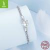 S925 Sterling Silver Love Basic Bracelet, Classic Versatile Love Diy Bracelet Can Be Stacked With A Single Belt