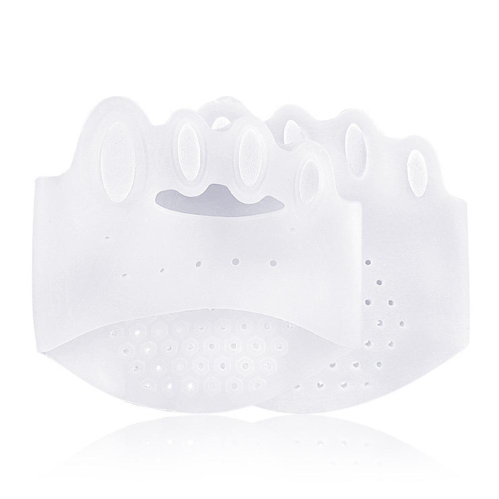 

2 шт. Эластичные разделители для пальцев ног Моющиеся гелевые прокладки для пальцев ног НОВЫЙ разделитель для большого пальца стопы Уход за ногами белый