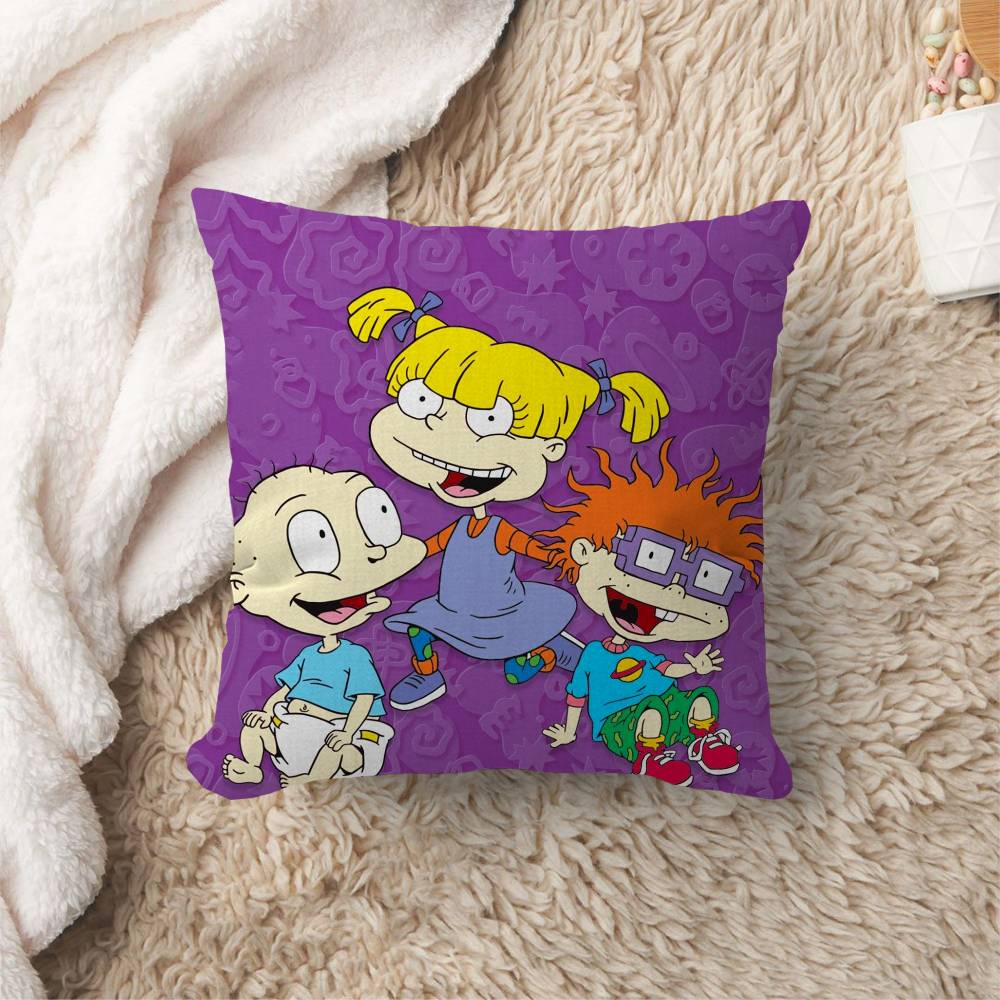 RRugrats Personalized Pillow Dust Cover Bedroom Kids Party Decoration Pillowcase Birthday Children Gift