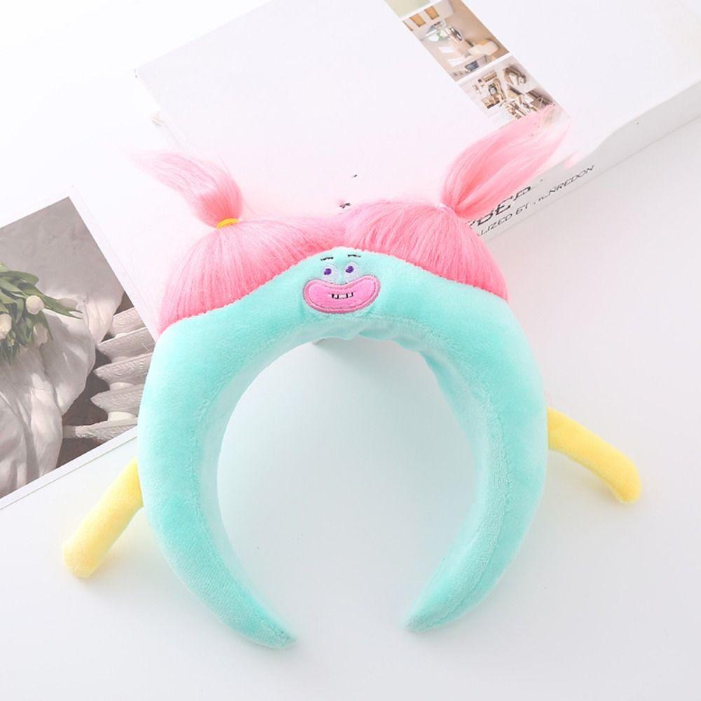 Long Hair Plush Headband Cartoon Funny Hairband Funny Ugly Doll Hair Hoop  Cosplay