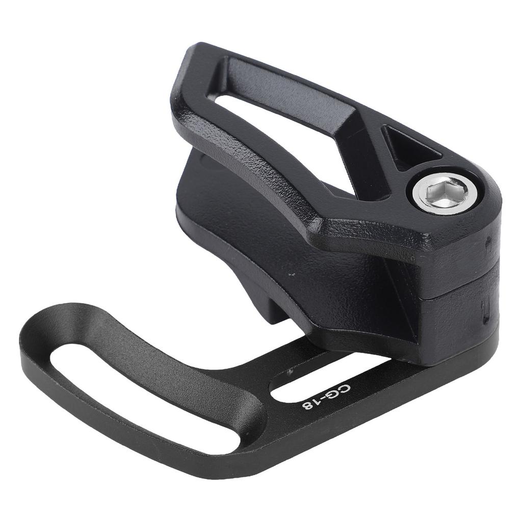 Guía de Cadena para Bicicleta de Montaña Aleación de Aluminio Plato Positivo Negativo Protector de Cadena para Sistema 1X Único de 26T a 36T Negro