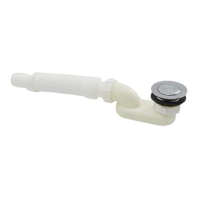 Sturdy Threaded Expandable Plastic Drain Pipe Accessory for Kitchen Bathroom Sink Flexible Length Adjustment Use