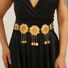 Inlaid Diamond Fringe Belt Alloy Fringe Waist Chain Vintage Waist Chain Belt  For Weddings