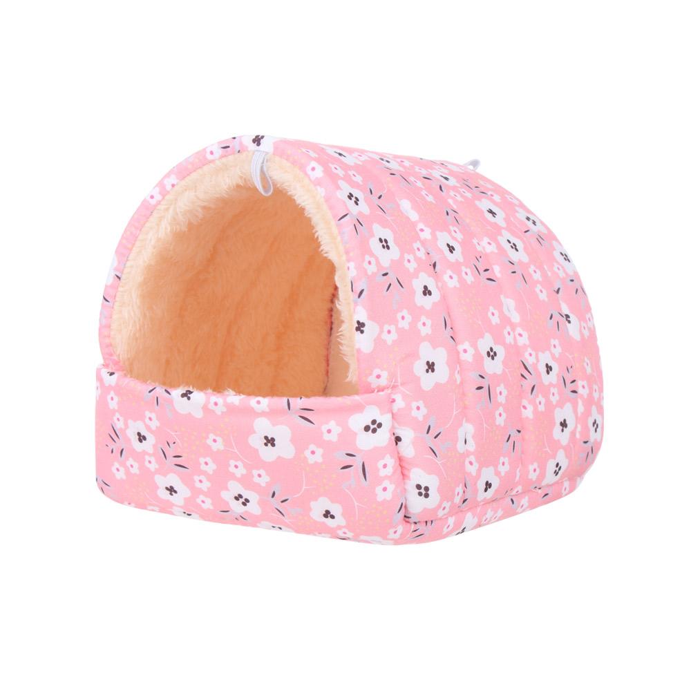 Hamsterhaus Warme Weiche Betten und Häuser Nagetierkäfig Bedruckte Hängematte für Ratten Baumwolle Meerschweinchen Hängekäfig Kleintier