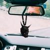 Car Rearview Mirror Decoration, Car Pendant, Hanging, Car Decoration, Accessory, Hannya Car, Amulet, Car