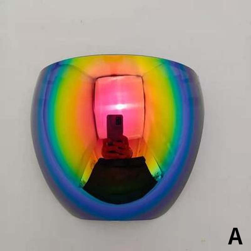 Face Shield Hd Transparent Anti-fog Anti-splash Protection Mask Space Multi-color Coating Goggles