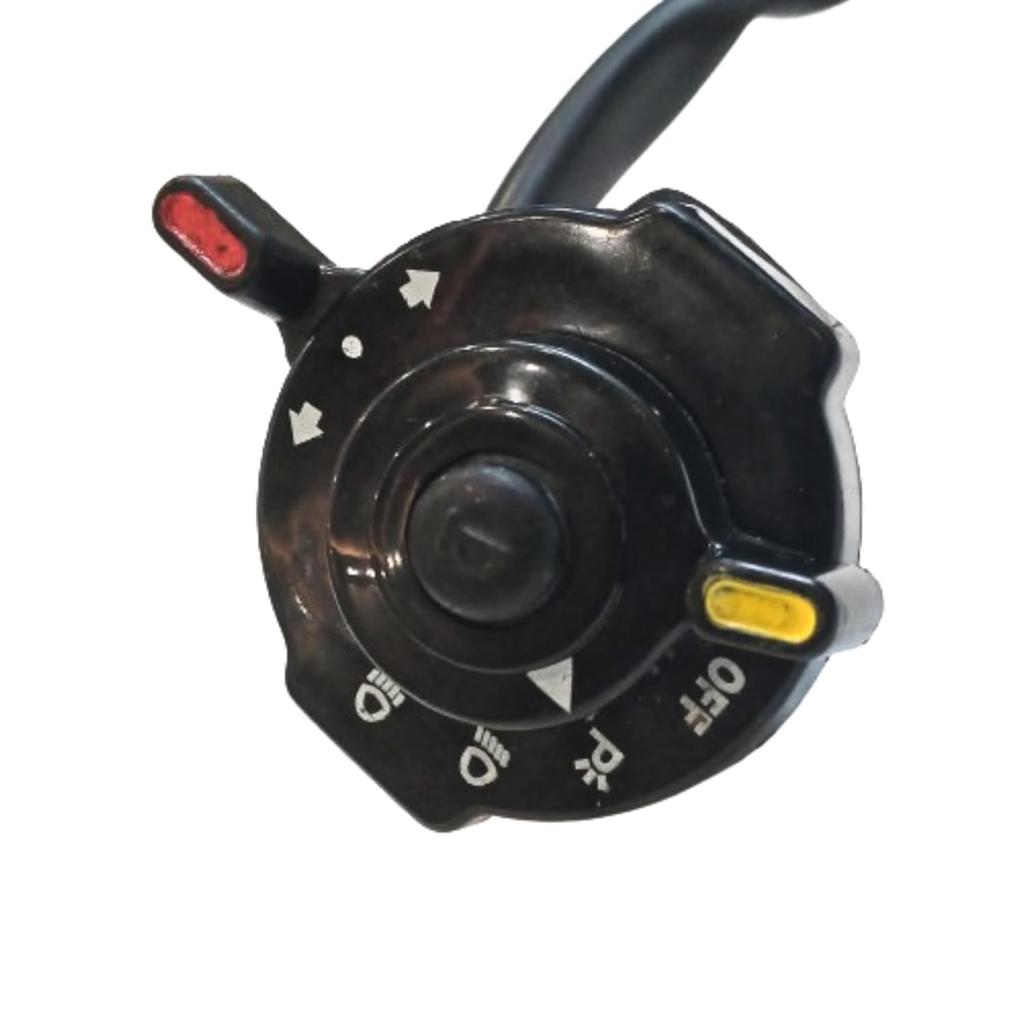 APSMOTIV Combination Switch with Indicator, Light, Horn Module & Wire Coupler FIT for Mahindra Tractor E00700664D91 Light Switch Sonalika TTR, (Black)