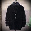 Verdikte Sweatwear Heren Anti-pilling Hoge Kwaliteit Gebreide Coltrui Slim Fit Lange Mouw Pullover Effen Kleur Trend Herenkleding