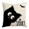Halloween Decor Pillow Covers Decorative Throw Pillow Covers Outdoor, Pumpkin Witch Cat Boo Ghost Cushion Case For Home Couch