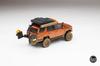 FREESTYLE Gaincorp Products Scale Toyota 4Runner Widebody Overland DiecastTalk Custom Inferno Orange Finished Model 1/64 (Muddy) DTG0018-ORM