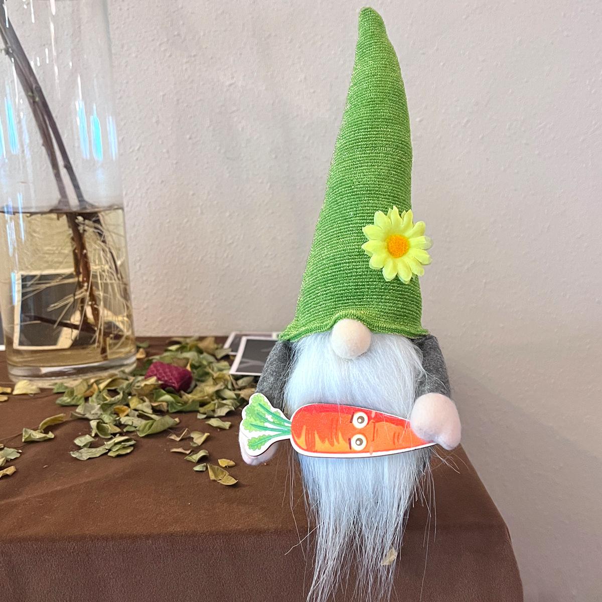 

1 шт. - Безликая кукла-гном, Пасхальное украшение, Кукольная бижутерия, Пасхальный подарок, Случайный цвет