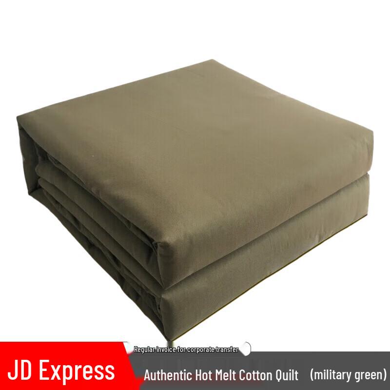 Military Green Winter Warm Cotton Dormitory Quilt