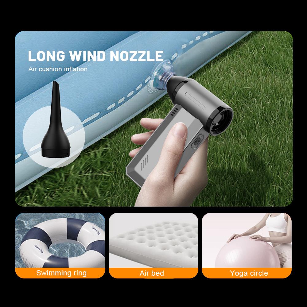 4 in 1 Compressed Air Duster Blower 350000RPM Brushless Motor Turbo Jet Blower Vacuum Multifunctional Dust Removal Cleaning Tool