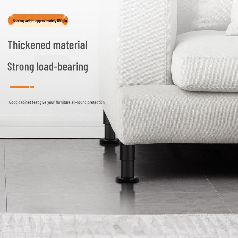 Adjustable Telescopic Furniture Legs: Cabinet, TV Stand, Bed, and Sofa Support Feet