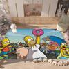 Cartoon The S-Simpsons Floor Mat Rectangle Anti-slip Home Soft Badmat Front Door Indoor Outdoor Mat Welcome Doormat
