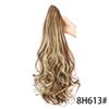 Corn Perm Long Wavy Curly Ponytail Ombre Pony Tail Hairpiece Claw Clip Ponytail Wig  Daily