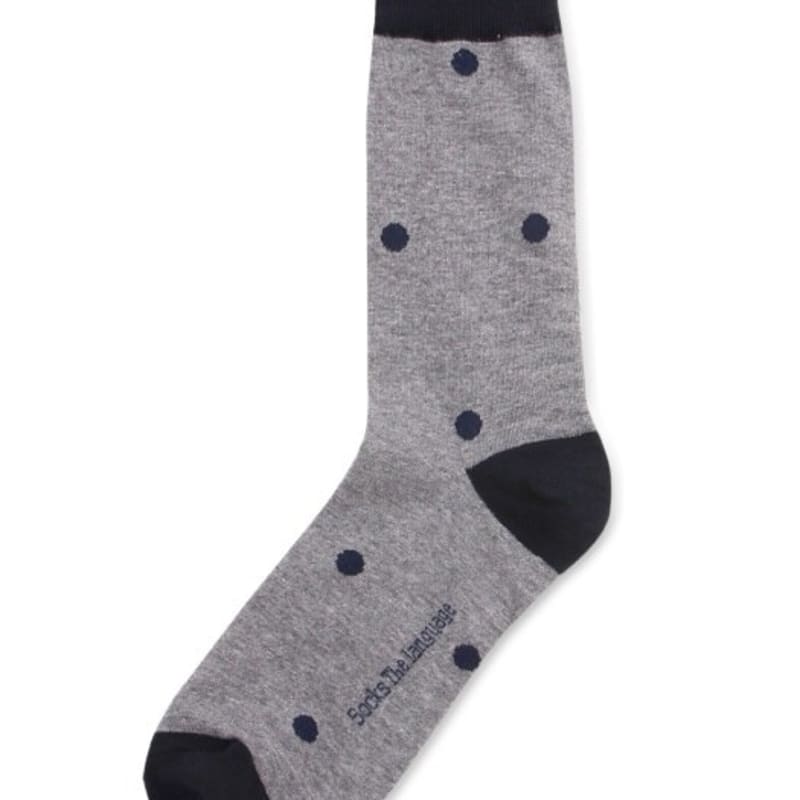 SOCKS THE LANGUAGE Positioning Dot Pattern Fashion Socks