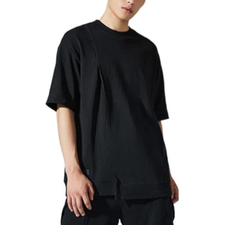 Li-Ning X Jackie Chan Kung Fu Loose Fit T-shirt 'Black' Men's AHSSA87-1