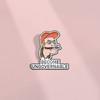Cartoon Duck Versatile Brooch Pin In Alloy For Trendy Fashion And Decorative Uses