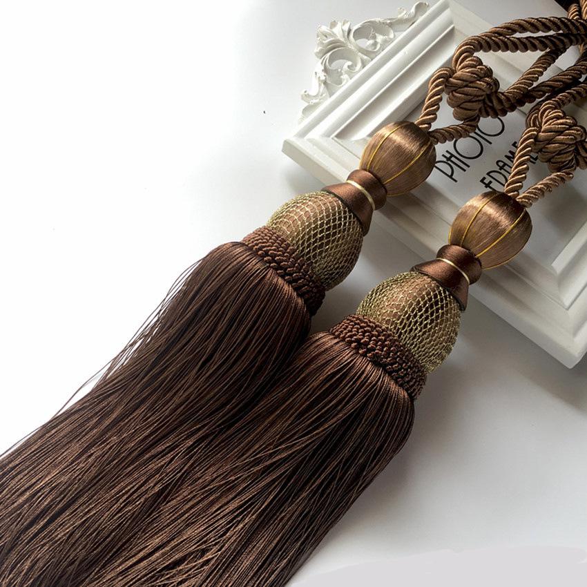 Luxury Gold Wire Tennis Ball Curtain Tieback