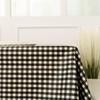 Melancheck Black Waterproof Tablecloth