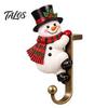 Metal Holiday Ornament Hooks Christmas Stocking Holders for Mantle, Santa Claus/Reindeer/Nutcracker/Red Bird Fireplace Heavy Duty Hangers Hangers,