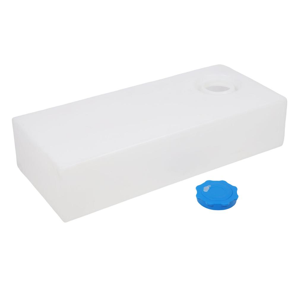 8.5 Gallon RV Fresh Water Tank Square 29.33x13.11x6.50in Food Grade PE Water Storage Container for Trailer Boat Yacht