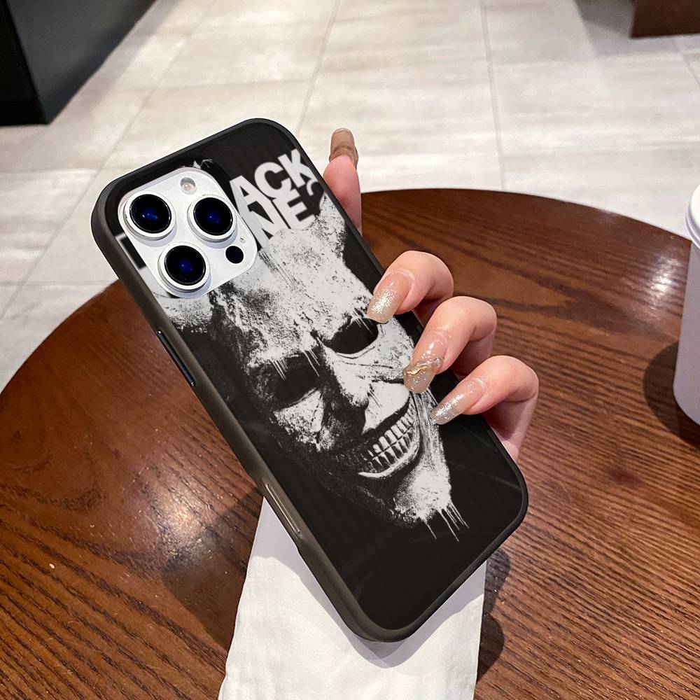 Horror Movie The B-Black P-Phone For IPhone 16 15 11 12 13 14 17 Pro Max PLUS Pro Soft Corrugated Silicone Back Phone Case